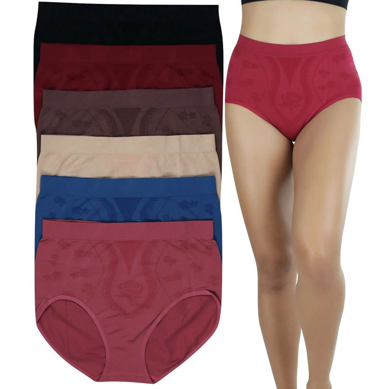 6-Pack: Women's Smoother Full Brief Panty Women's Clothing - DailySale