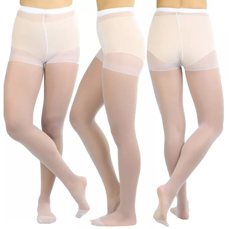 6-Pack: Women's Solid Color Basic Sheer Pantyhose Women's Clothing Off-White - DailySale