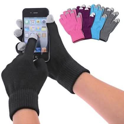 6-Pair: Smartphone Touchscreen Gloves in Pink Women's Apparel - DailySale