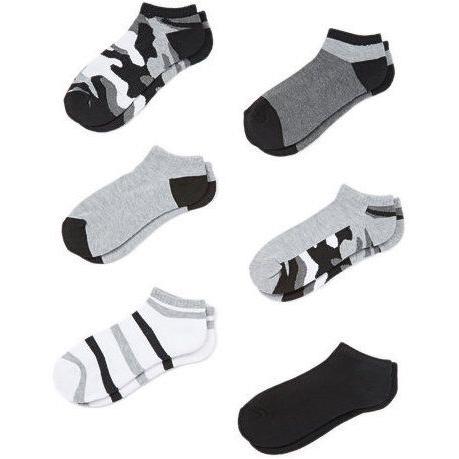 6-Pairs: Cover Girl Womens Low Cut/No Show Socks Women's Accessories Gray Camo - DailySale