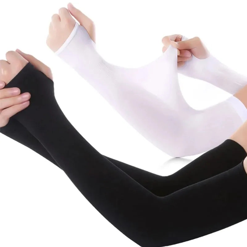 6-Pairs: Ice Silk UV Protection Arm Sleeves Sports & Outdoors - DailySale