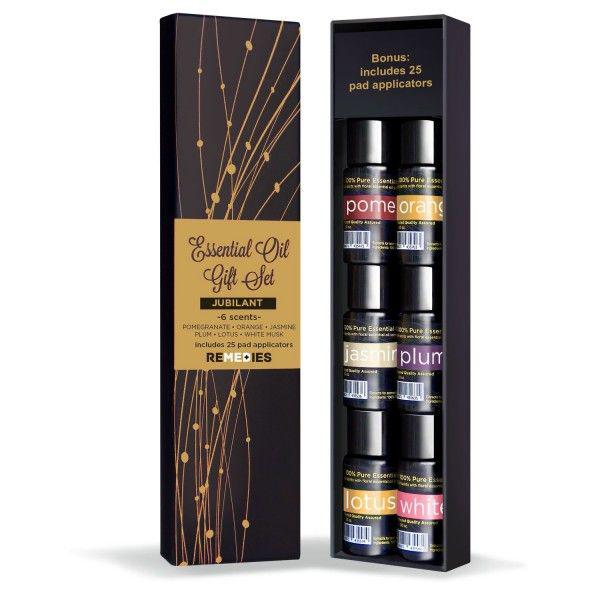 6-Piece: 15ml Bottles Remedies Home Fragrance Aromatherapy Oil for Diffusers Wellness Jubilant Oil - DailySale