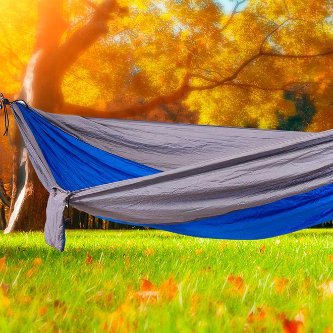 6-Piece: 2-Person Portable Hammock Set Sports & Outdoors - DailySale