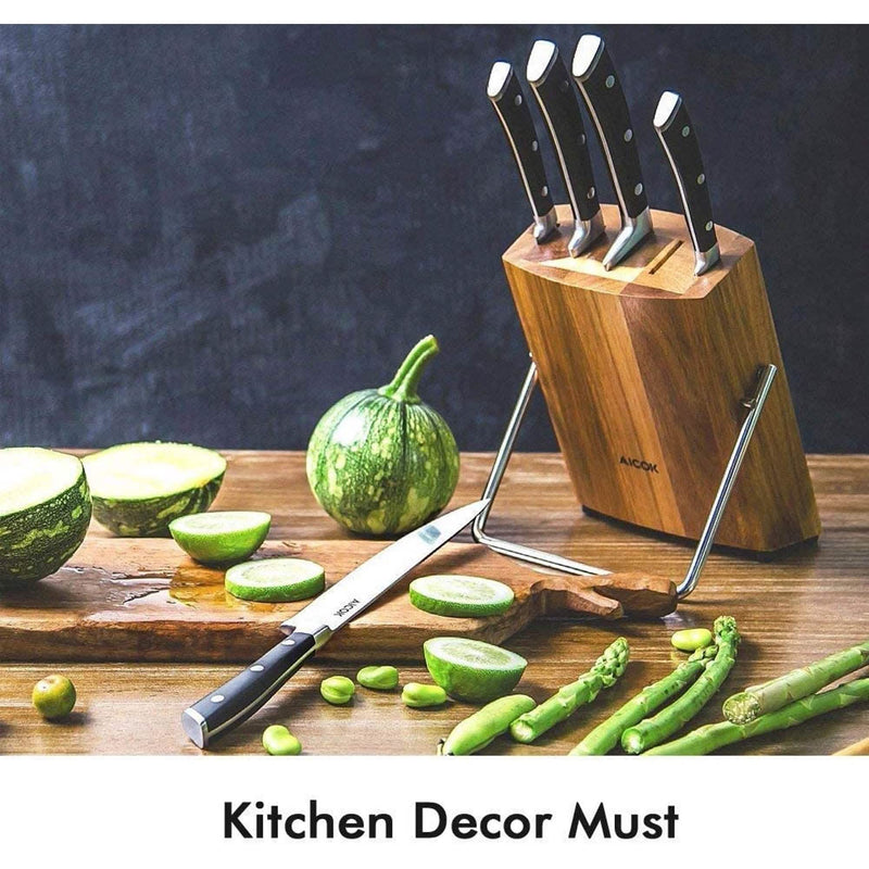 6-Piece: Aicok German Stainless Steel Kitchen Knife Set Kitchen Tools & Gadgets - DailySale