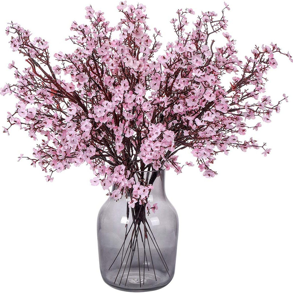 6-Piece: Baby's Breath Artificial Gypsophila Bouquet Furniture & Decor Pink - DailySale