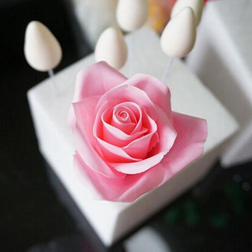 6-Piece: Baking Mold Fondant Cake Sugarcraft Rose Flower Cookie Kitchen & Dining - DailySale