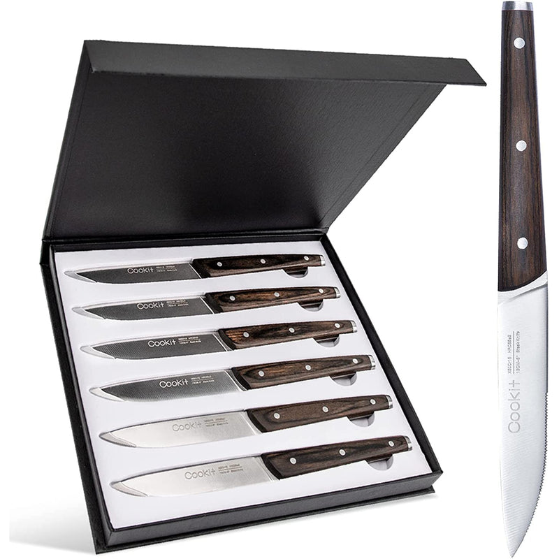 6-Piece: Cookit Steak Knife Set Kitchen Tools & Gadgets - DailySale