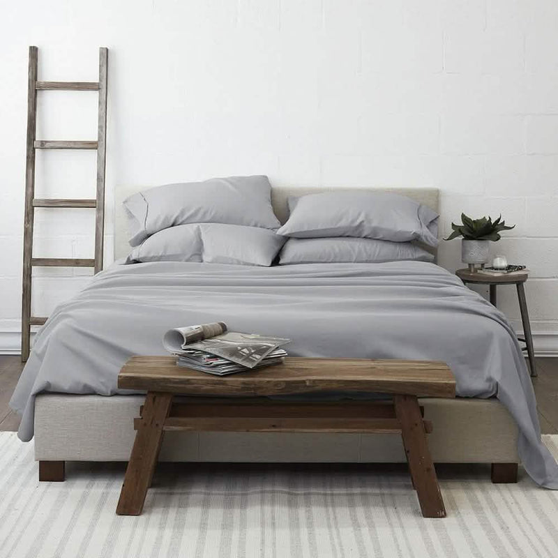 6-Piece: Essential Sheet Set Bedding Twin Light Gray - DailySale