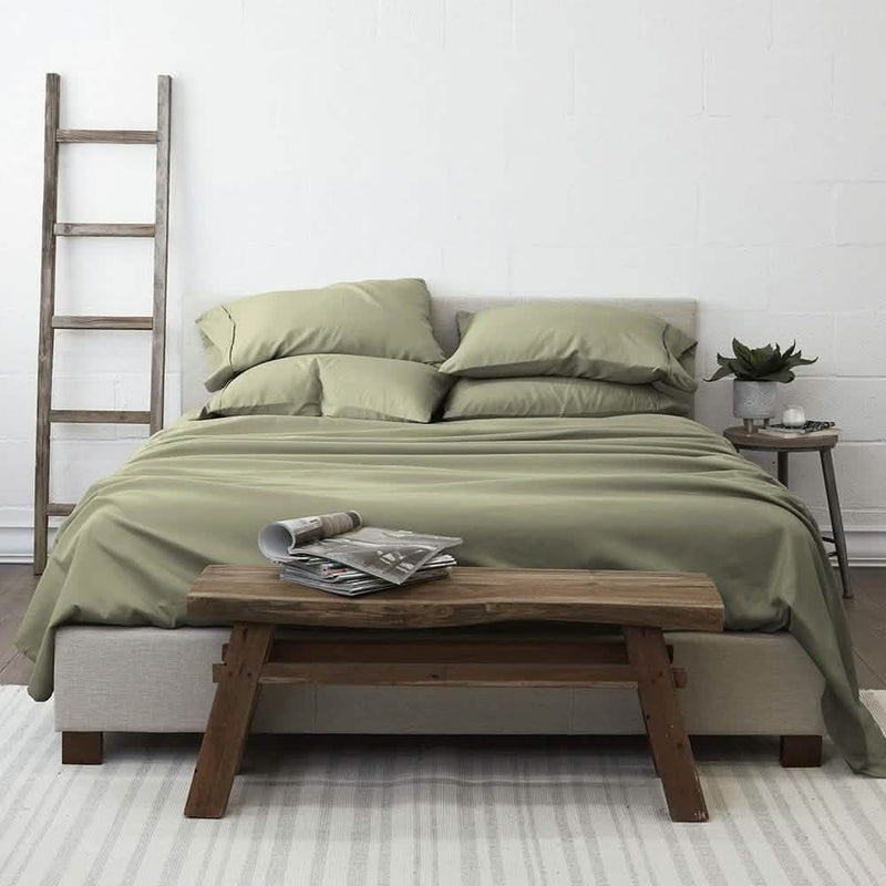 6-Piece: Essential Sheet Set Bedding Twin Sage - DailySale