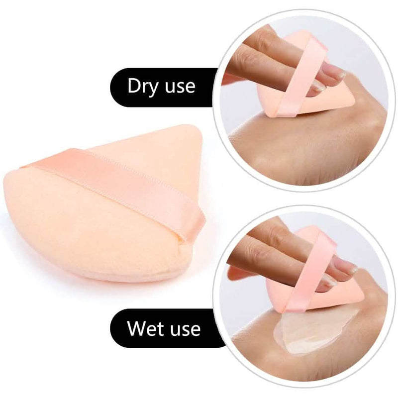 6-Piece: Face Soft Triangle Powder Puff Beauty & Personal Care - DailySale