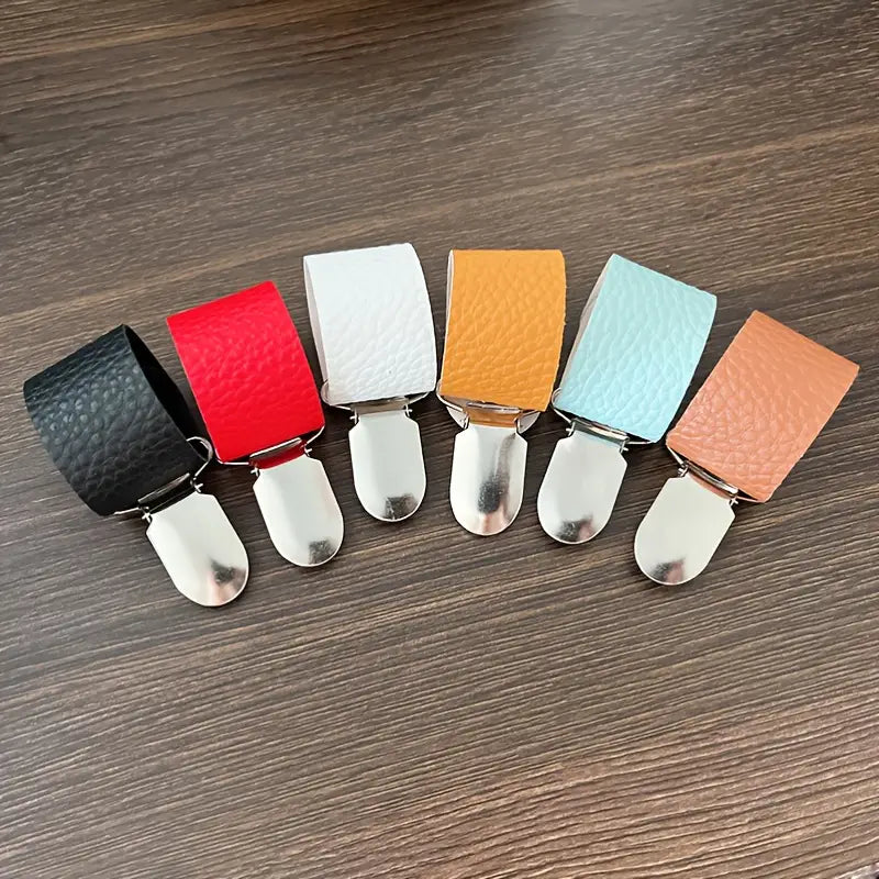 6-Piece: Hat Clip for Summer Travel on Bag Luggage PU Leather Hat Women's Shoes & Accessories - DailySale