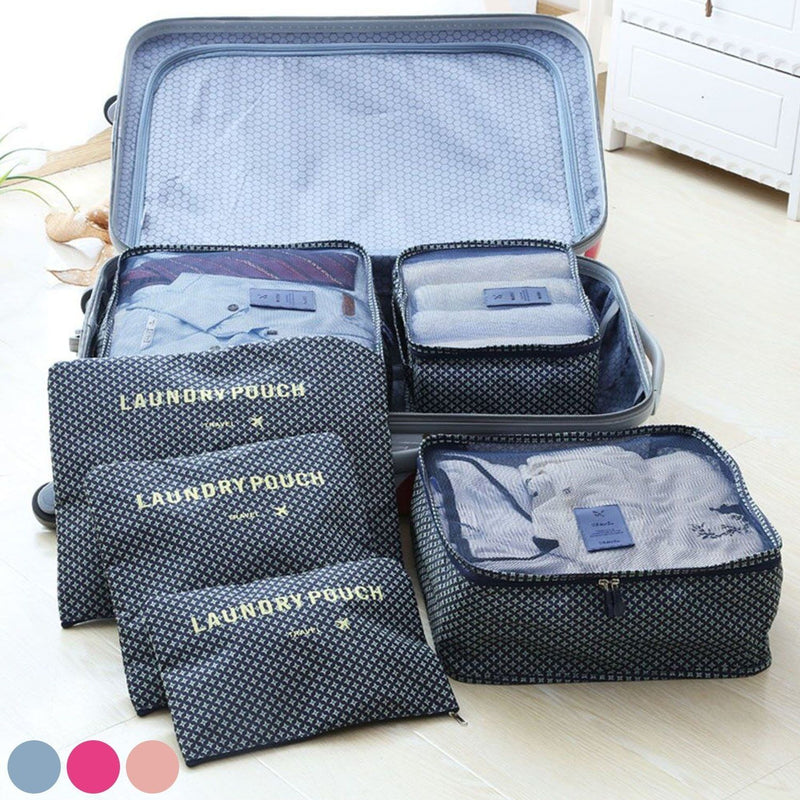 6-Piece Luggage Organizer - Assorted Colors Handbags & Wallets - DailySale