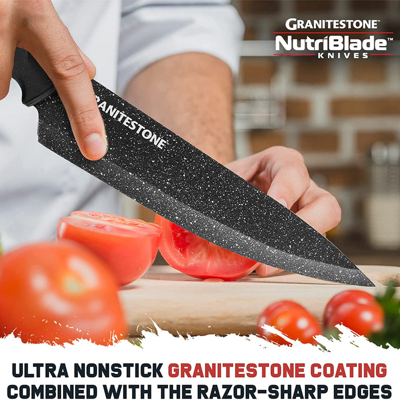 GraniteStone NutriBlade Stainless Steel Knives 6 Pack