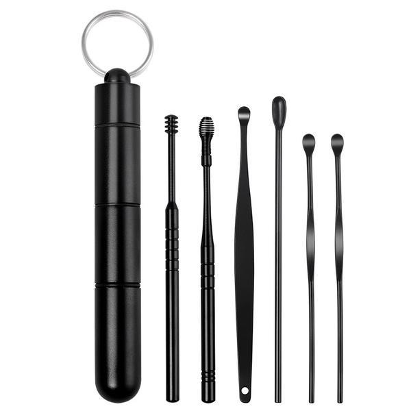 6-Piece: Portable Stainless Steel Ear Pick Set Beauty & Personal Care - DailySale