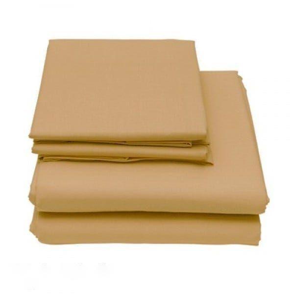 6-Piece Set: Egyptian Comfort 1600 Count Deep Pocket Bed Sheets - More Colors Bed & Bath Twin Light Khaki - DailySale