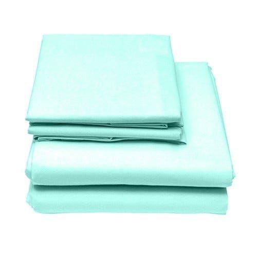 6-Piece Set: Egyptian Comfort 1600 Count Deep Pocket Bed Sheets - More Colors Bed & Bath Twin Light Teal - DailySale
