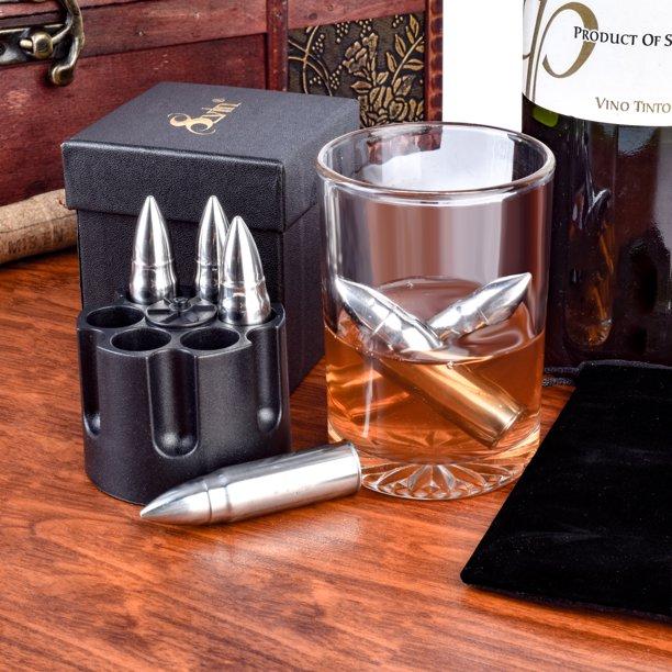 6-Piece Set: Whiskey Bullets Stainless Steel with Base Kitchen & Dining - DailySale