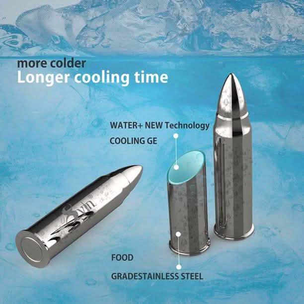 6-Piece Set: Whiskey Bullets Stainless Steel with Base Kitchen & Dining - DailySale