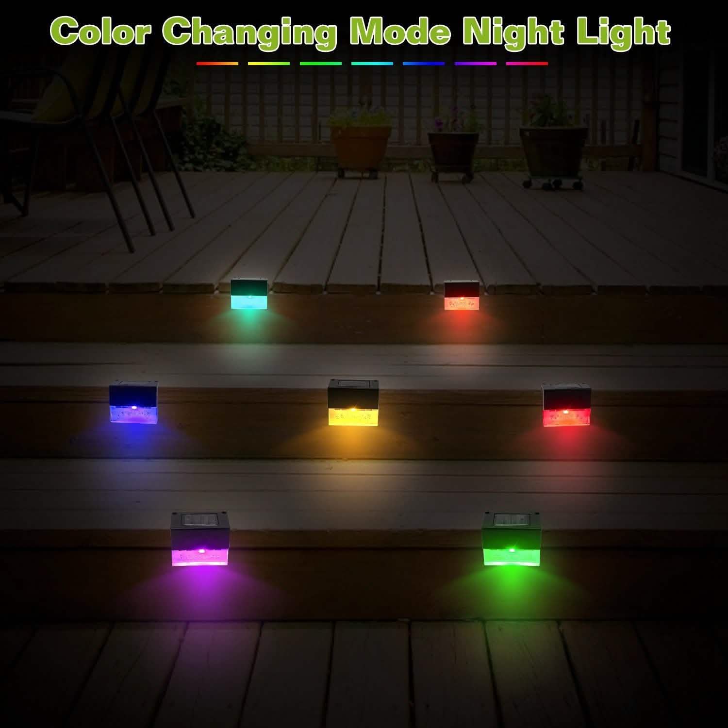 6-Piece: Solar Powered Acrylic Bubbles Decorative Deck Lights Outdoor Lighting - DailySale