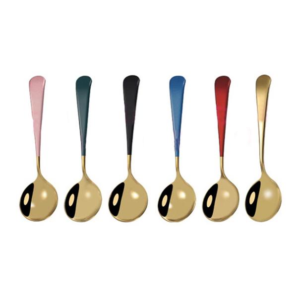 6-Piece: Stainless Steel Spoon Kitchen & Dining Gold - DailySale
