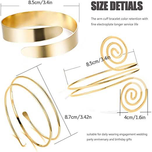 6-Piece: Women's Arm Band Cuff Bracelet Bracelets - DailySale
