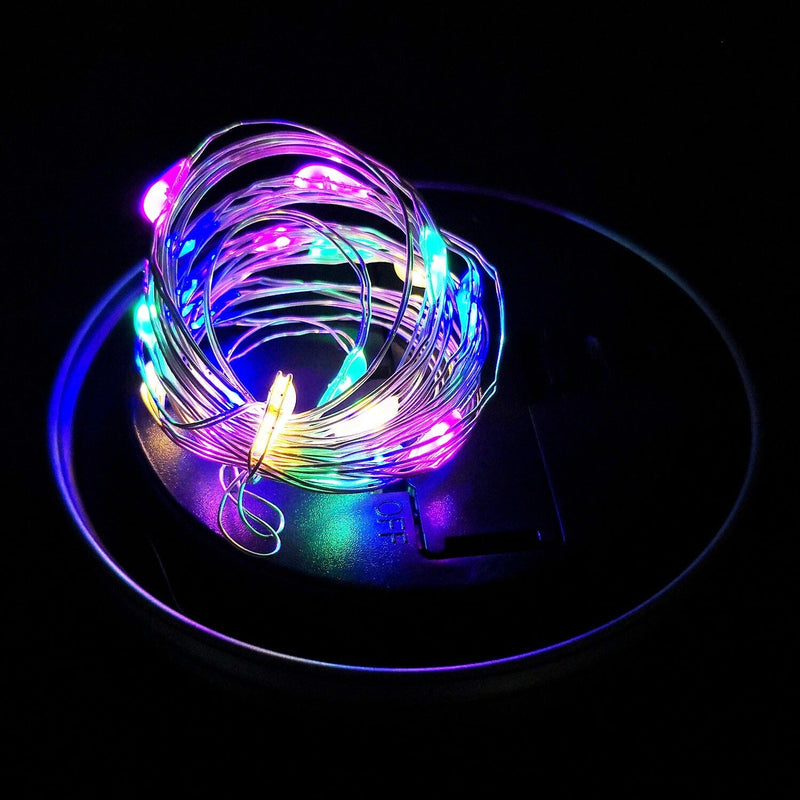 6-Pieces: Solar Powered Mason Jar Lid Lights 20 LEDs String & Fairy Lights Multicolor - DailySale