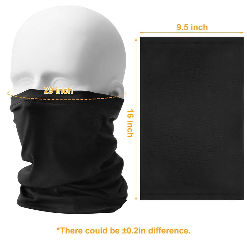 6-Pieces: Summer Neck Gaiter UV Sunscreen Protection Face Mask Face Masks & PPE - DailySale
