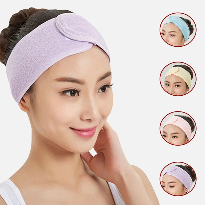 6-Pieces: Women's Face Wash Bath Makeup Hairband Beauty & Personal Care - DailySale