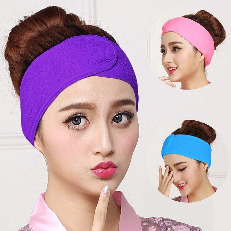 6-Pieces: Women's Face Wash Bath Makeup Hairband Beauty & Personal Care - DailySale