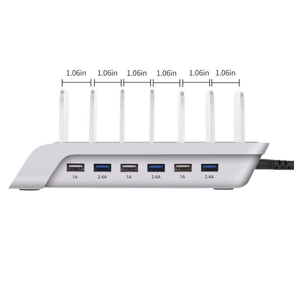 6 Port USB Charging Station Mobile Accessories - DailySale