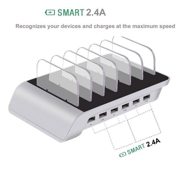 6 Port USB Charging Station Mobile Accessories - DailySale