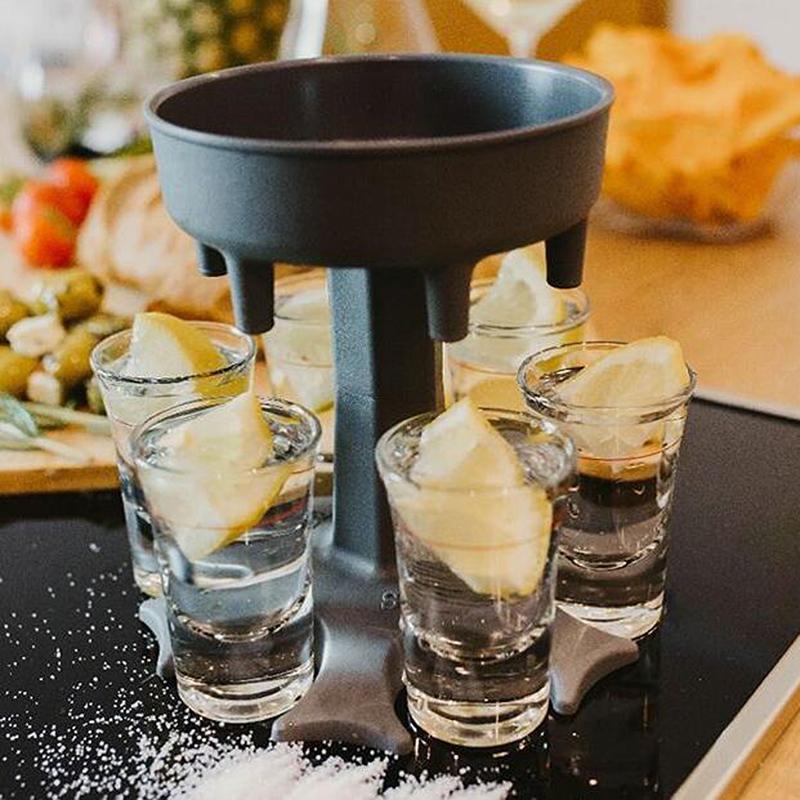 6 Shot Glass Dispenser and Holder Kitchen & Dining - DailySale