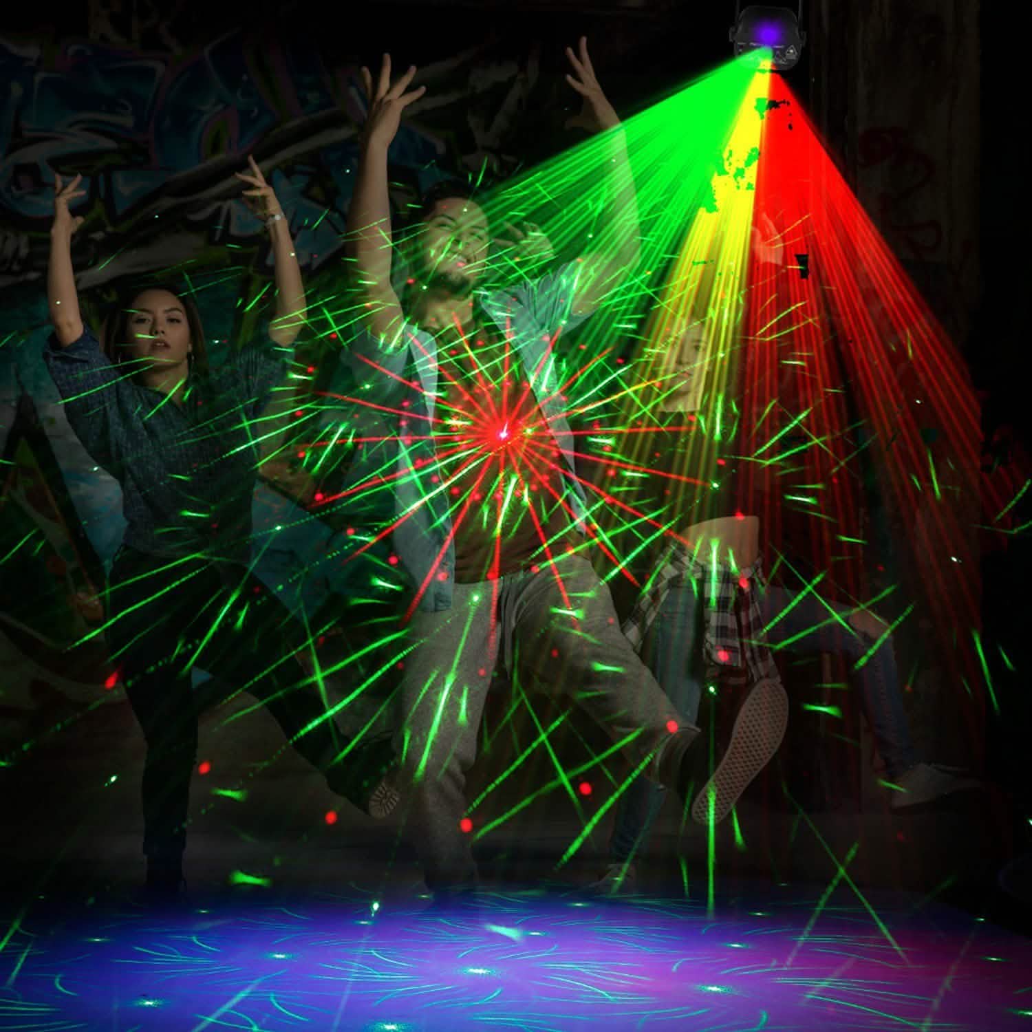 60 Pattern Laser Stage Light Sound Lighting & Decor - DailySale