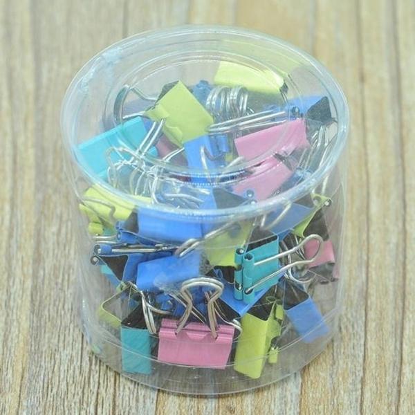 60-Pieces: 15mm Colorful Metal Paper File Ticket Binder Clips Everything Else - DailySale