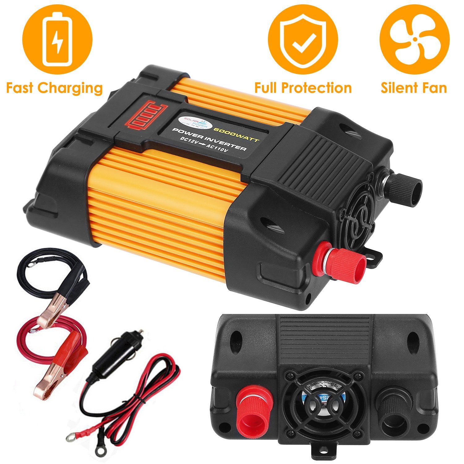 6000W Peak Power Inverter DC 1 Mobile Accessories - DailySale