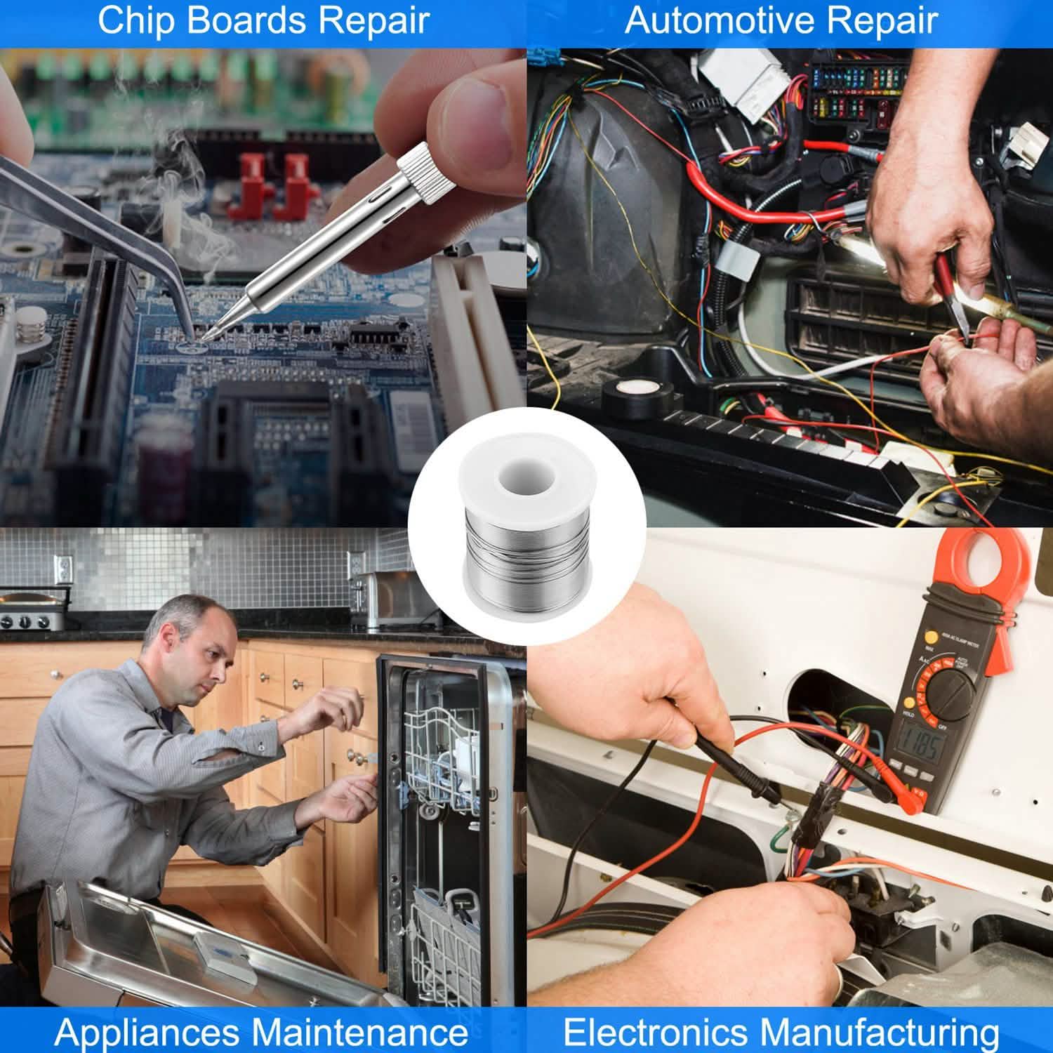 60/40 Tin Lead Rosin Core 0.8mm 1.7% Flux Electrical Solder Wire Everything Else - DailySale