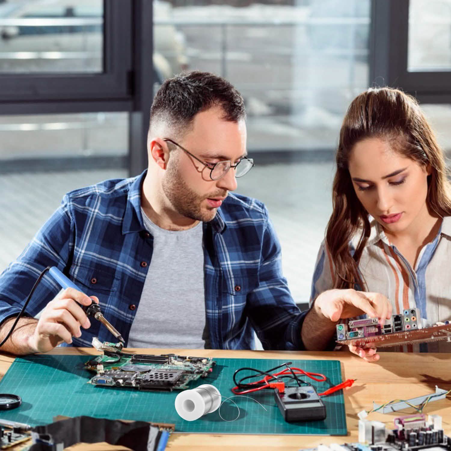 60/40 Tin Lead Rosin Core 0.8mm 1.7% Flux Electrical Solder Wire Everything Else - DailySale