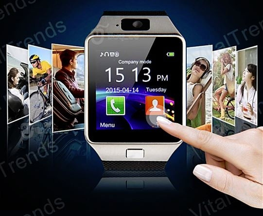 Bluetooth Smart Watch with Camera, Pedometer, Activity Monitor and iPhone/Android Phone Sync - DailySale, Inc