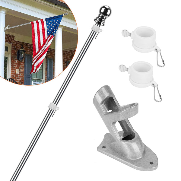 6Ft Stainless Steel Wall Mounted Flag Pole Everything Else - DailySale