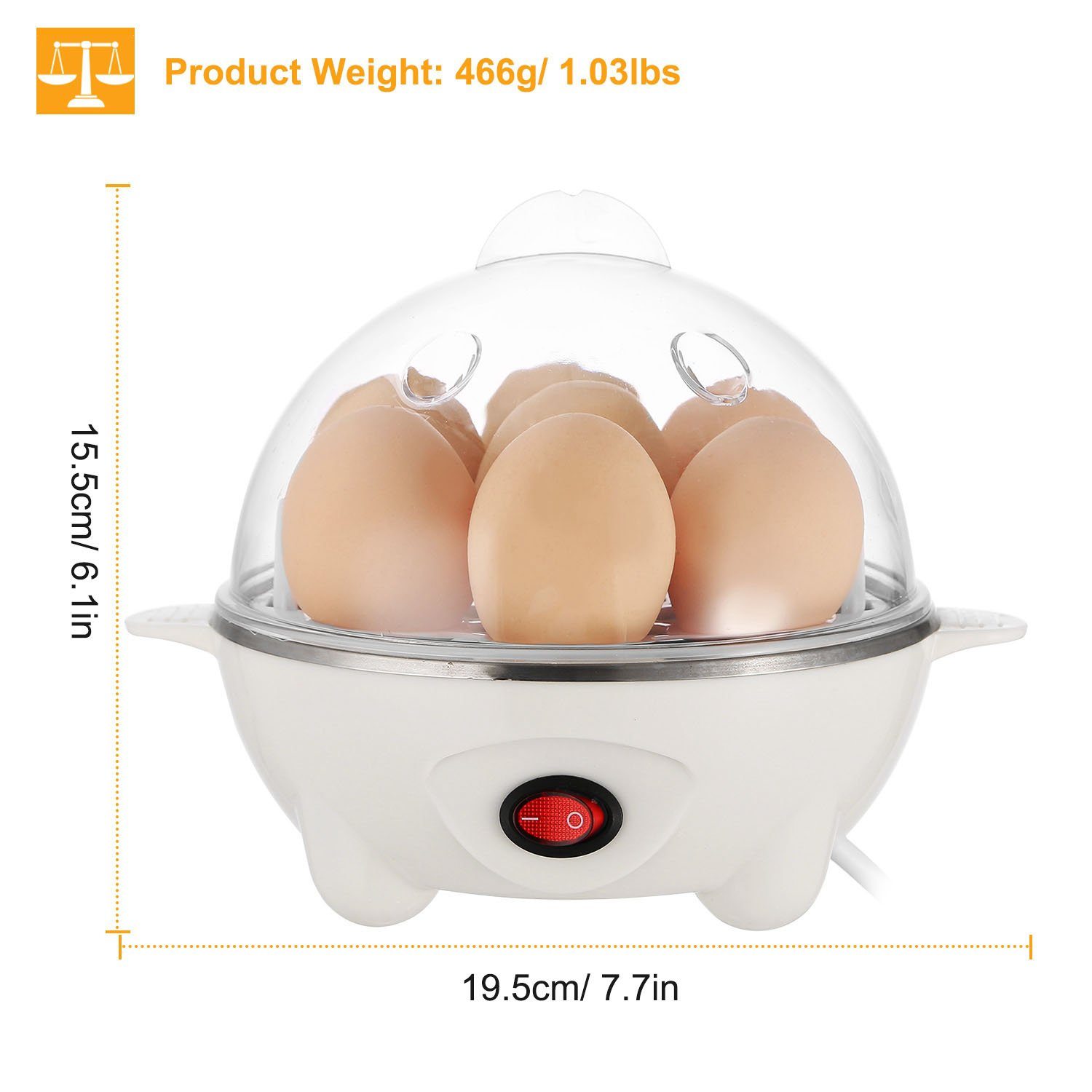 7 Capacity Electric Egg Cooker Kitchen & Dining - DailySale