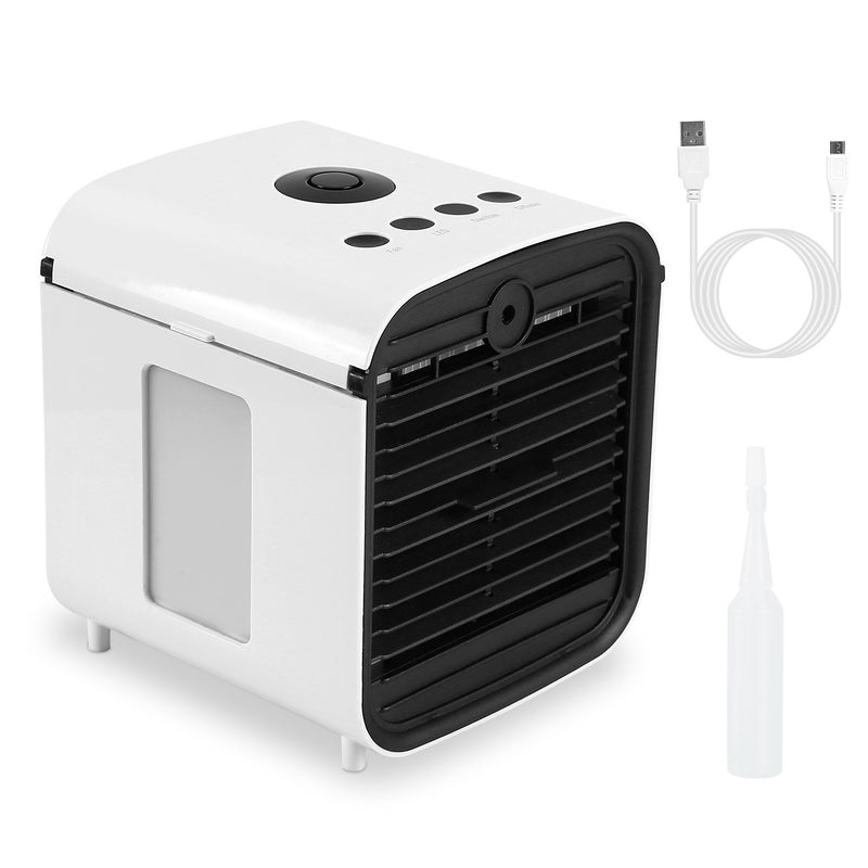 7-Color Change Portable Mini Air Conditioner Cooling Fan Household Appliances - DailySale