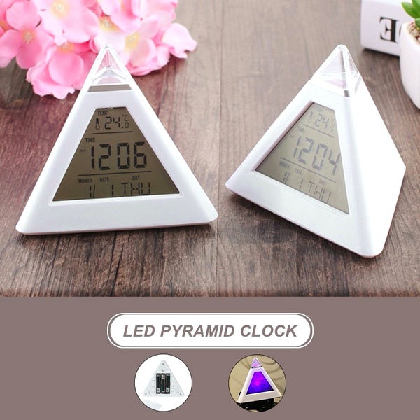 7 Color Changing LED Alarm Clock Household Appliances - DailySale