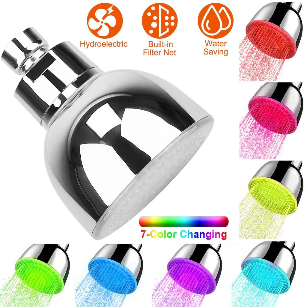 7 Color Changing LED Shower Head