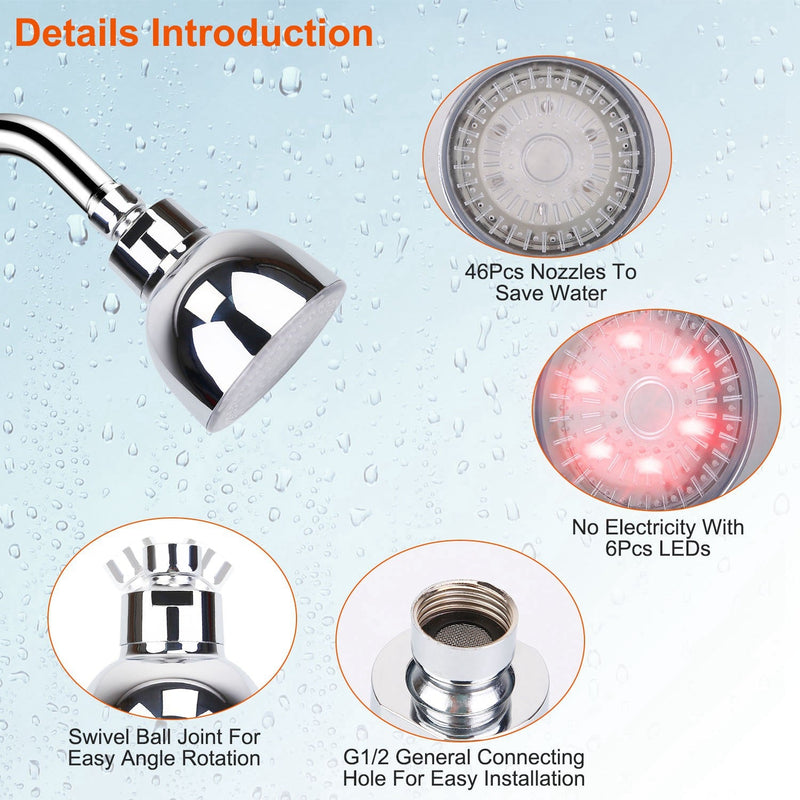7 Color Changing LED Shower Head Bath - DailySale