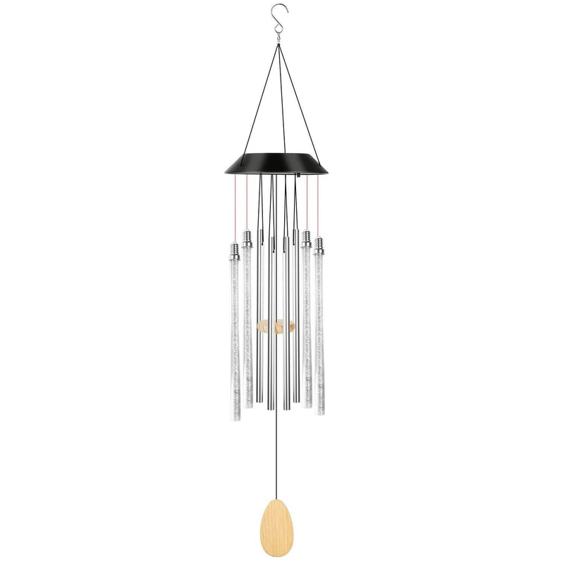 7 Color Changing Solar Wind Chime Lights Outdoor Lighting - DailySale