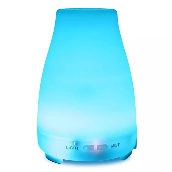 7 Color LED 200ML Ultrasonic Essential Oil Aroma Diffuser and Humidifier with Remote Wellness - DailySale