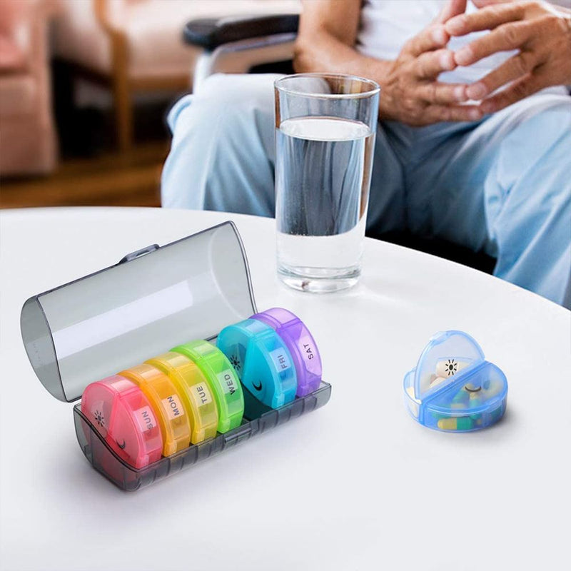 7 Day Pill Box With Carrying Case Wellness - DailySale