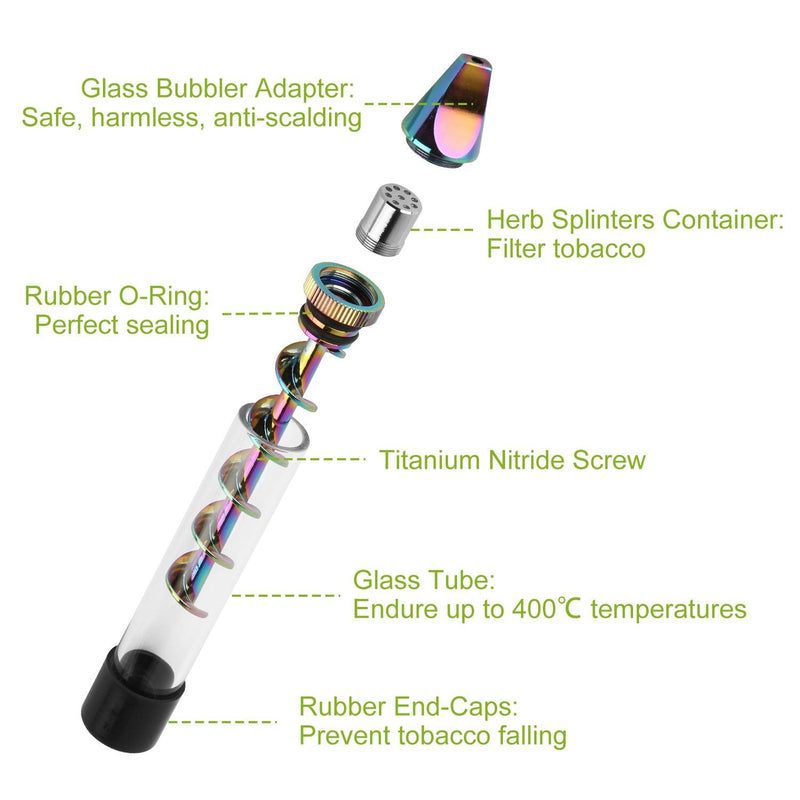 7-in-1 Grinder Blunt Kit with Smoking Metal Tip Cleaning Brush