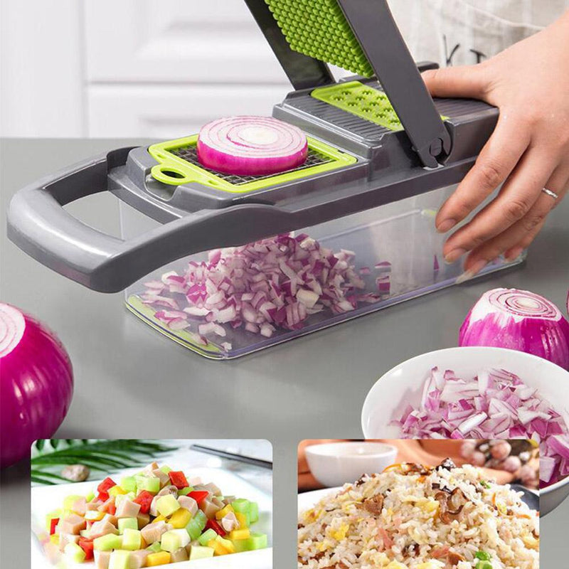 7 in 1 Vegetable Chopper with Container Kitchen & Dining - DailySale
