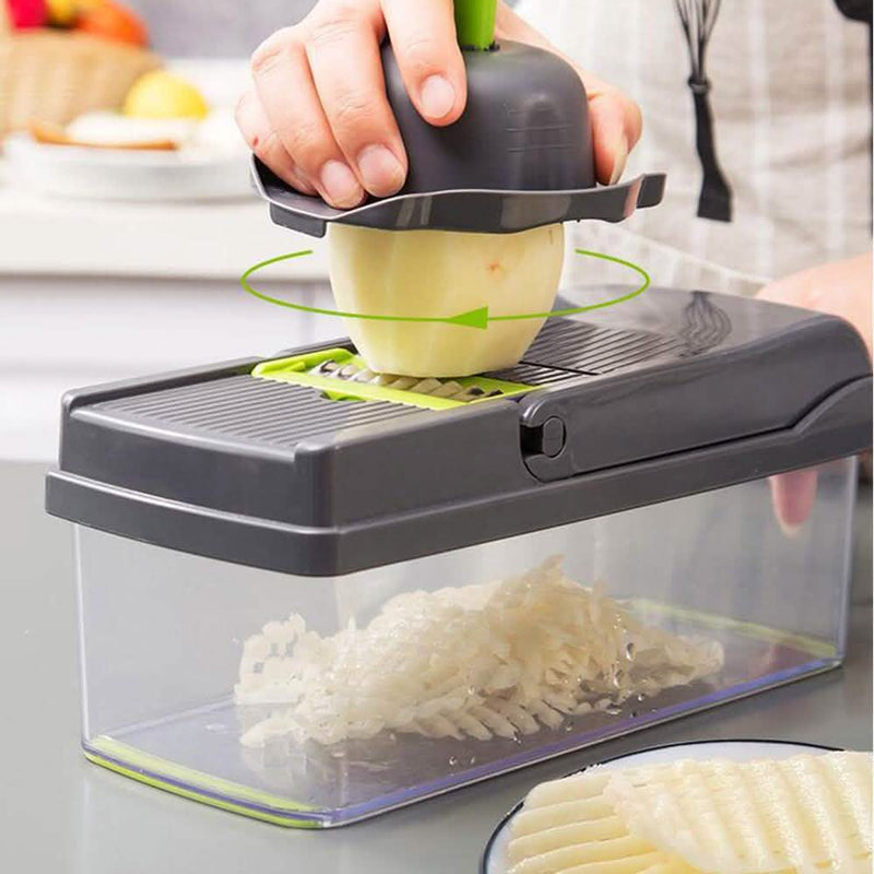 7 in 1 Vegetable Chopper with Container Kitchen & Dining - DailySale
